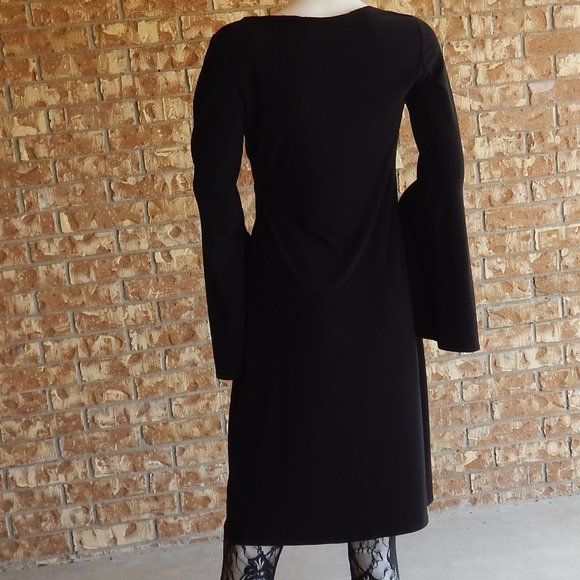 Laundry size 4  BLACK HOT DESIGNER DRESS - Picture 9 of 12